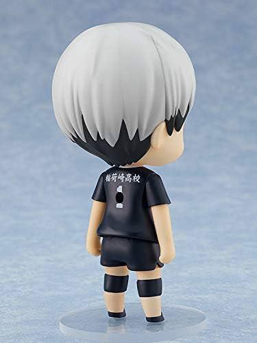フィギュア ハイキュー!! 北信介 ねんどろいど ORANGE ROUGE PVC ABS 約10cm 白髪 黒ユニフォーム 基礎徹底 冷静判断 冷静な佇まい 部長キャプテン 多彩パーツ 可動式 多様ポーズ 交換可能 キャラ表現 公式男子キャラ 人気スポーツ漫画