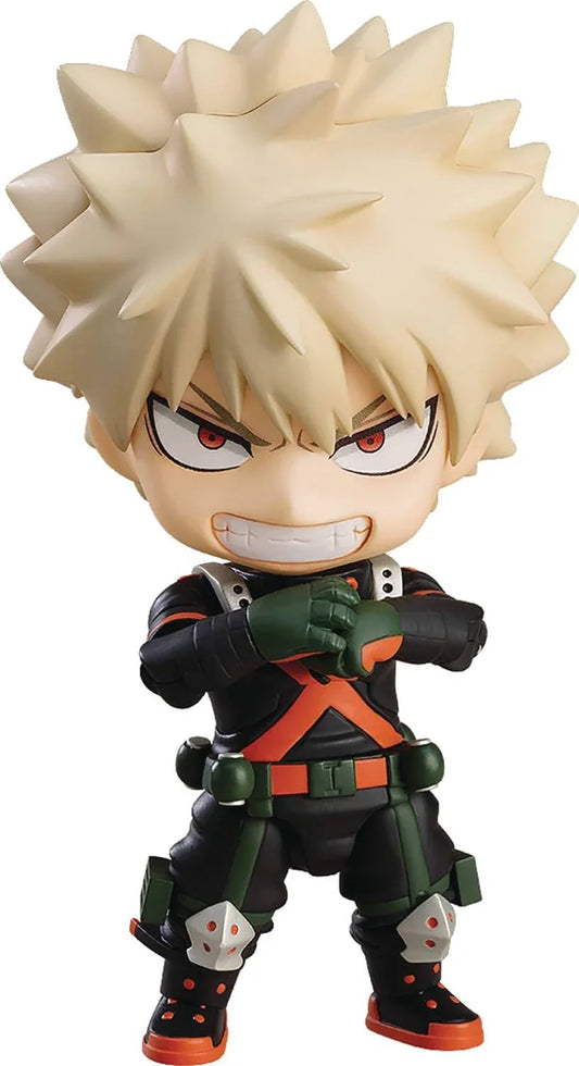フィギュア 爆豪勝己 ねんどろいど 冬コスチュームVer グッドスマイルカンパニー TAKARA TOMY PVC ABS 10cm 表情パーツ三種 エフェクトパーツ BOOMテキスト ニトログリセリン爆破個性 雄英高校ヒーロー 壮大な成長物語