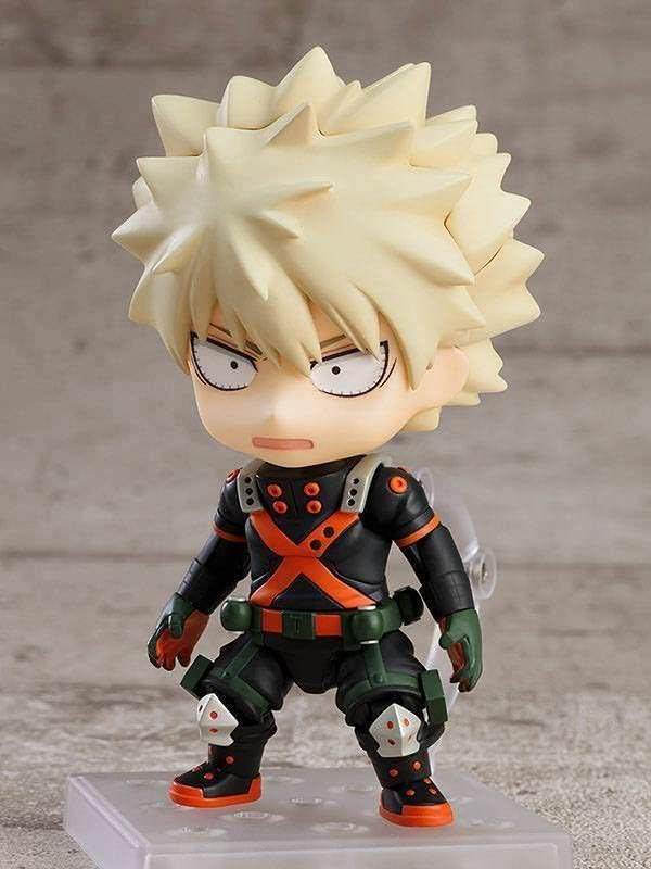 フィギュア 爆豪勝己 ねんどろいど 冬コスチュームVer グッドスマイルカンパニー TAKARA TOMY PVC ABS 10cm 表情パーツ三種 エフェクトパーツ BOOMテキスト ニトログリセリン爆破個性 雄英高校ヒーロー 壮大な成長物語