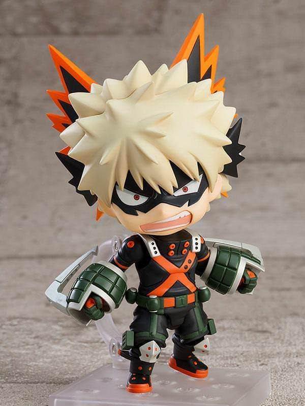 フィギュア 爆豪勝己 ねんどろいど 冬コスチュームVer グッドスマイルカンパニー TAKARA TOMY PVC ABS 10cm 表情パーツ三種 エフェクトパーツ BOOMテキスト ニトログリセリン爆破個性 雄英高校ヒーロー 壮大な成長物語