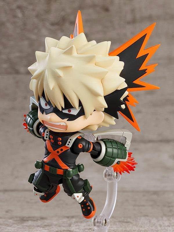 フィギュア 爆豪勝己 ねんどろいど 冬コスチュームVer グッドスマイルカンパニー TAKARA TOMY PVC ABS 10cm 表情パーツ三種 エフェクトパーツ BOOMテキスト ニトログリセリン爆破個性 雄英高校ヒーロー 壮大な成長物語