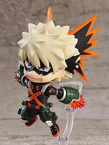 フィギュア 爆豪勝己 ねんどろいど 冬コスチュームVer グッドスマイルカンパニー TAKARA TOMY PVC ABS 10cm 表情パーツ三種 エフェクトパーツ BOOMテキスト ニトログリセリン爆破個性 雄英高校ヒーロー 壮大な成長物語