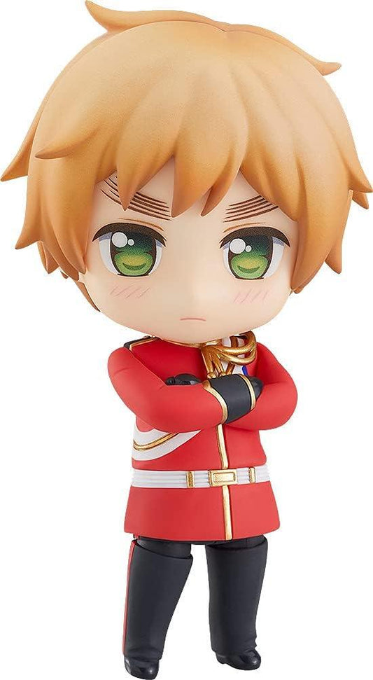 フィギュア ヘタリア World Stars UK イギリス ねんどろいど ORANGE ROUGE PVC ABS 約10cm 紳士的 毒舌 表情パーツ3種 紅茶セット 妖精 呪文の本 薔薇円形ベース 多面キャラクター 複雑感情 ツンデレ ロマンチスト アルコール弱点