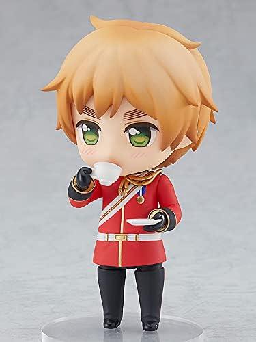 フィギュア ヘタリア World Stars UK イギリス ねんどろいど ORANGE ROUGE PVC ABS 約10cm 紳士的 毒舌 表情パーツ3種 紅茶セット 妖精 呪文の本 薔薇円形ベース 多面キャラクター 複雑感情 ツンデレ ロマンチスト アルコール弱点