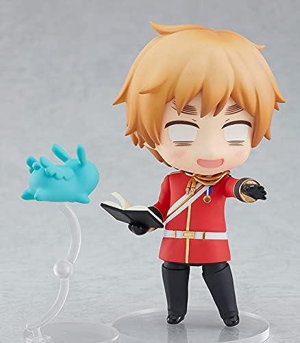 フィギュア ヘタリア World Stars UK イギリス ねんどろいど ORANGE ROUGE PVC ABS 約10cm 紳士的 毒舌 表情パーツ3種 紅茶セット 妖精 呪文の本 薔薇円形ベース 多面キャラクター 複雑感情 ツンデレ ロマンチスト アルコール弱点