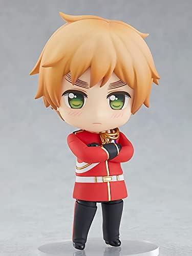 フィギュア ヘタリア World Stars UK イギリス ねんどろいど ORANGE ROUGE PVC ABS 約10cm 紳士的 毒舌 表情パーツ3種 紅茶セット 妖精 呪文の本 薔薇円形ベース 多面キャラクター 複雑感情 ツンデレ ロマンチスト アルコール弱点