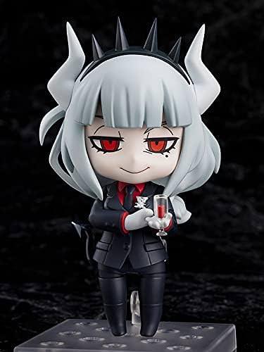 フィギュア Good Smile Helltaker ルシファー ねんどろいど 地獄のCEO 鋭い笑顔 得意げ 怒り表情 パンケーキ ワイングラス フォーク ナイフ 多彩差し替えパーツ ABS PVC 可動 高品質塗装 コレクション拡充 並行輸入品