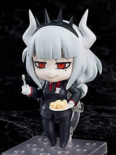 フィギュア Good Smile Helltaker ルシファー ねんどろいど 地獄のCEO 鋭い笑顔 得意げ 怒り表情 パンケーキ ワイングラス フォーク ナイフ 多彩差し替えパーツ ABS PVC 可動 高品質塗装 コレクション拡充 並行輸入品