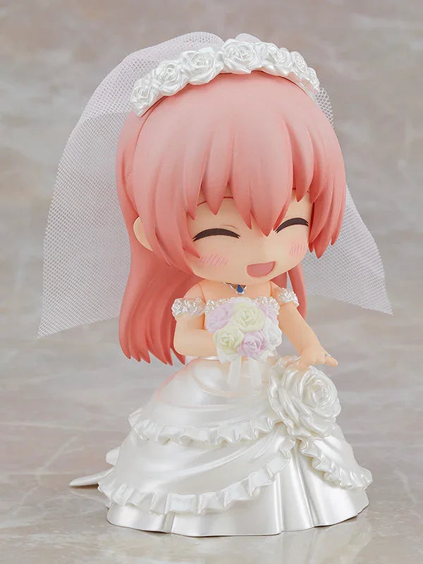ねんどろいど トニカクカワイイ 由崎司 グッドスマイルカンパニー ウェディングドレス姿 デフォルメフィギュア 高さ約100mm 約4インチ 顔パーツ3種類 布製ベール 花束 結婚届け PVC ABS 可動フィギュア 繊細造形 並行輸入品