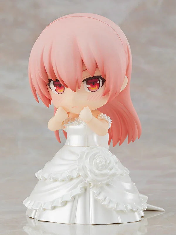 ねんどろいど トニカクカワイイ 由崎司 グッドスマイルカンパニー ウェディングドレス姿 デフォルメフィギュア 高さ約100mm 約4インチ 顔パーツ3種類 布製ベール 花束 結婚届け PVC ABS 可動フィギュア 繊細造形 並行輸入品
