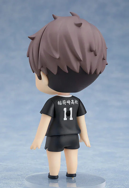 ねんどろいど 宮治 ハイキュー TO THE TOP ORANGE ROUGE 双子 セッター 稲荷崎高校 バレーボール部 約100mm デフォルメフィギュア 表情パーツ3種類 通常表情 驚いた表情 食事表情 オーバーハンドトス クイック攻撃 バレーボール 並行輸入品