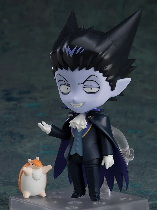 フィギュア ねんどろいど 吸血鬼すぐ死ぬ ドラルク ジョン Orange Rouge 塗装済み可動 約100mm 表情パーツ3種類 付属パーツ充実 ゲーム機 コウモリ形態 ミニフィギュア 塵の山パーツ 専用手パーツ スタンド付属 並行輸入品
