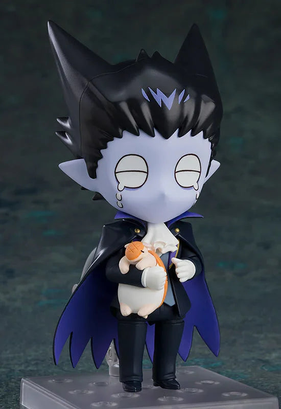 フィギュア ねんどろいど 吸血鬼すぐ死ぬ ドラルク ジョン Orange Rouge 塗装済み可動 約100mm 表情パーツ3種類 付属パーツ充実 ゲーム機 コウモリ形態 ミニフィギュア 塵の山パーツ 専用手パーツ スタンド付属 並行輸入品