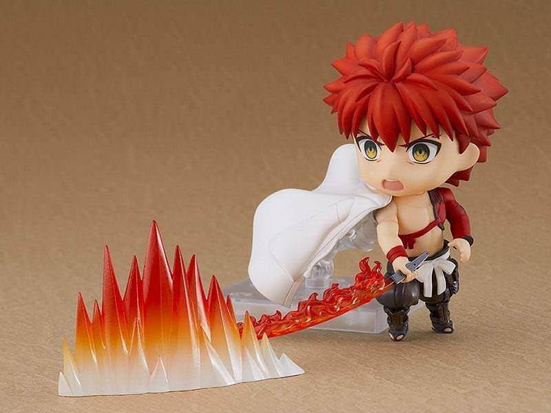 フィギュア Fate/Grand Order セイバー 千子村正 ORANGE ROUGE ねんどろいど 全高約100mm 3種類表情パーツ 白刀 黒刀 太刀 爆発エフェクトパーツ 羽織コート可動塗装済みプラスチック製専用スタンド付属 戦闘華麗な剣技職人気質魅力凝縮