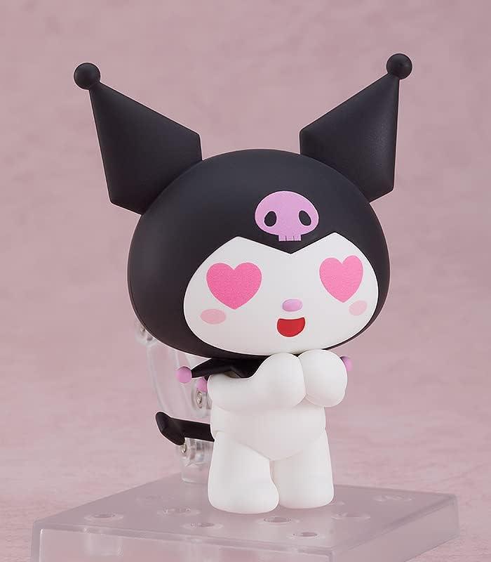 フィギュア おねがいマイメロディ クロミ ねんどろいど グッドスマイルカンパニー 高品質塗装 造形 約90mm 可動フィギュア 表情パーツ3種 メロディーキー クロミノート 腕足パーツ 座りポーズ PVC素材 魔法の世界背景 キャラクター人気