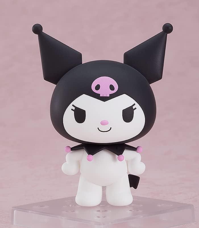 フィギュア おねがいマイメロディ クロミ ねんどろいど グッドスマイルカンパニー 高品質塗装 造形 約90mm 可動フィギュア 表情パーツ3種 メロディーキー クロミノート 腕足パーツ 座りポーズ PVC素材 魔法の世界背景 キャラクター人気