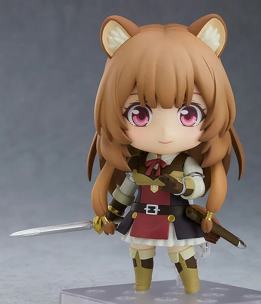 ねんどろいど 盾の勇者の成り上がり ラフタリア グッドスマイルカンパニー 獣人ヒロイン 可愛らしい 可動フィギュア 高さ約3.9インチ 約10cm 表情パーツ3種類 魔剣 幻影剣 サンドイッチ お子さまランチ PVC ABS 並行輸入品