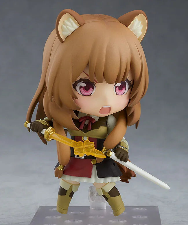 ねんどろいど 盾の勇者の成り上がり ラフタリア グッドスマイルカンパニー 獣人ヒロイン 可愛らしい 可動フィギュア 高さ約3.9インチ 約10cm 表情パーツ3種類 魔剣 幻影剣 サンドイッチ お子さまランチ PVC ABS 並行輸入品