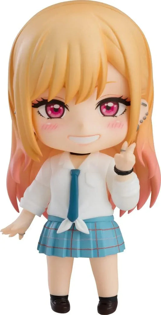 フィギュア その着せ替え人形は恋をする 喜多川海夢 ねんどろいど グッドスマイルカンパニー 100mm 高品質 デフォルメ 金髪碧眼 笑顔 ウインク 好き顔 同人誌 ヒョウ柄 手鏡 オムライス 抱き枕 PVC ABS 多彩な表情 ポーズ変更可能