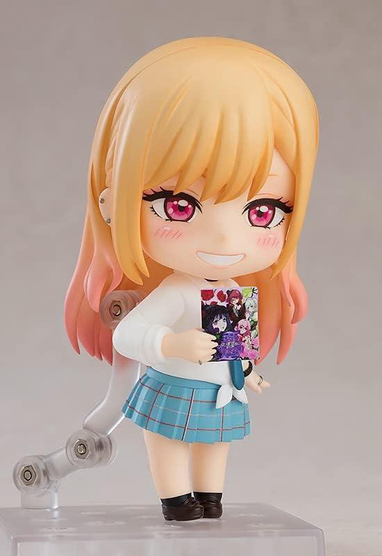 フィギュア その着せ替え人形は恋をする 喜多川海夢 ねんどろいど グッドスマイルカンパニー 100mm 高品質 デフォルメ 金髪碧眼 笑顔 ウインク 好き顔 同人誌 ヒョウ柄 手鏡 オムライス 抱き枕 PVC ABS 多彩な表情 ポーズ変更可能