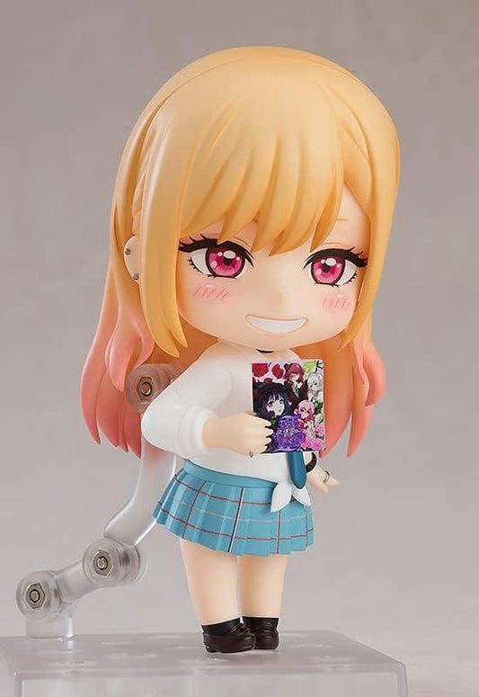 フィギュア その着せ替え人形は恋をする 喜多川海夢 ねんどろいど グッドスマイルカンパニー 100mm 高品質 デフォルメ 金髪碧眼 笑顔 ウインク 好き顔 同人誌 ヒョウ柄 手鏡 オムライス 抱き枕 PVC ABS 多彩な表情 ポーズ変更可能