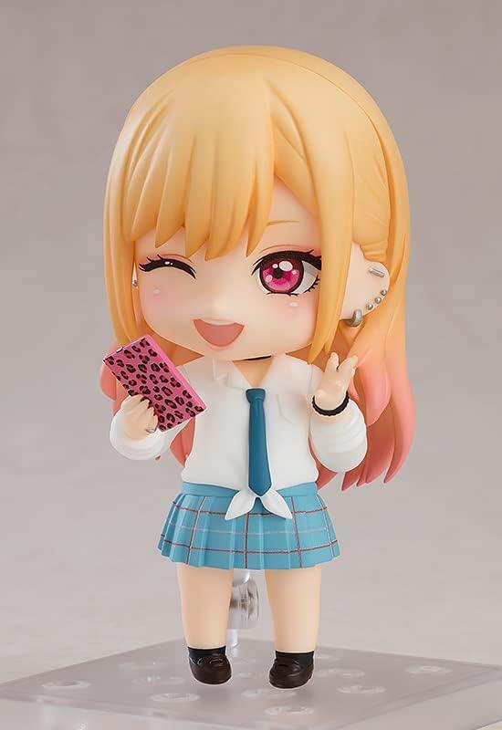 フィギュア その着せ替え人形は恋をする 喜多川海夢 ねんどろいど グッドスマイルカンパニー 100mm 高品質 デフォルメ 金髪碧眼 笑顔 ウインク 好き顔 同人誌 ヒョウ柄 手鏡 オムライス 抱き枕 PVC ABS 多彩な表情 ポーズ変更可能