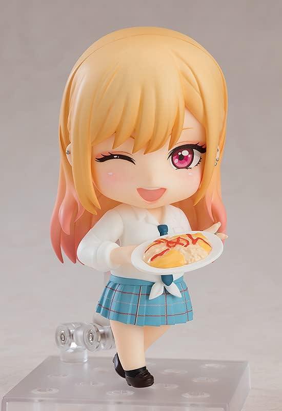 フィギュア その着せ替え人形は恋をする 喜多川海夢 ねんどろいど グッドスマイルカンパニー 100mm 高品質 デフォルメ 金髪碧眼 笑顔 ウインク 好き顔 同人誌 ヒョウ柄 手鏡 オムライス 抱き枕 PVC ABS 多彩な表情 ポーズ変更可能