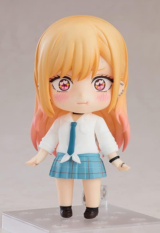 フィギュア その着せ替え人形は恋をする 喜多川海夢 ねんどろいど グッドスマイルカンパニー 100mm 高品質 デフォルメ 金髪碧眼 笑顔 ウインク 好き顔 同人誌 ヒョウ柄 手鏡 オムライス 抱き枕 PVC ABS 多彩な表情 ポーズ変更可能