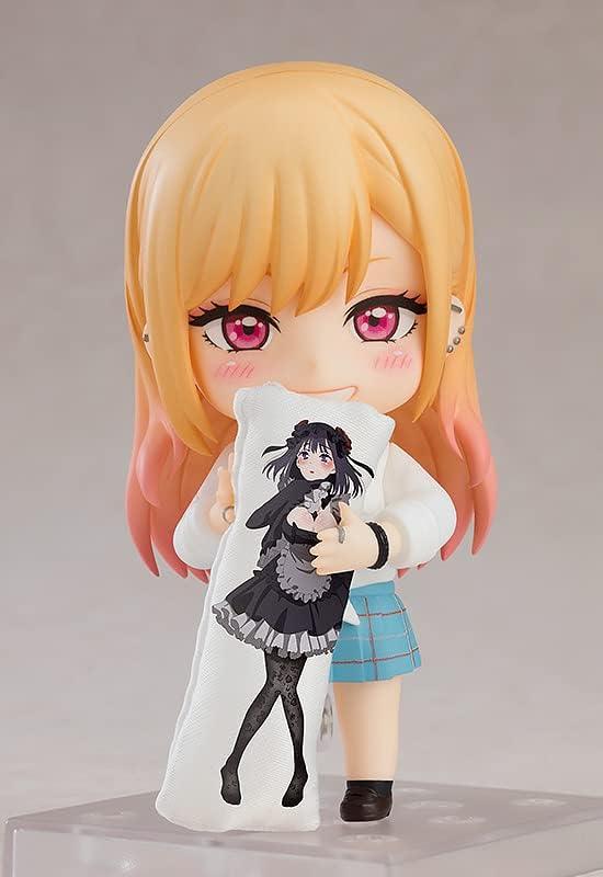 フィギュア その着せ替え人形は恋をする 喜多川海夢 ねんどろいど グッドスマイルカンパニー 100mm 高品質 デフォルメ 金髪碧眼 笑顔 ウインク 好き顔 同人誌 ヒョウ柄 手鏡 オムライス 抱き枕 PVC ABS 多彩な表情 ポーズ変更可能