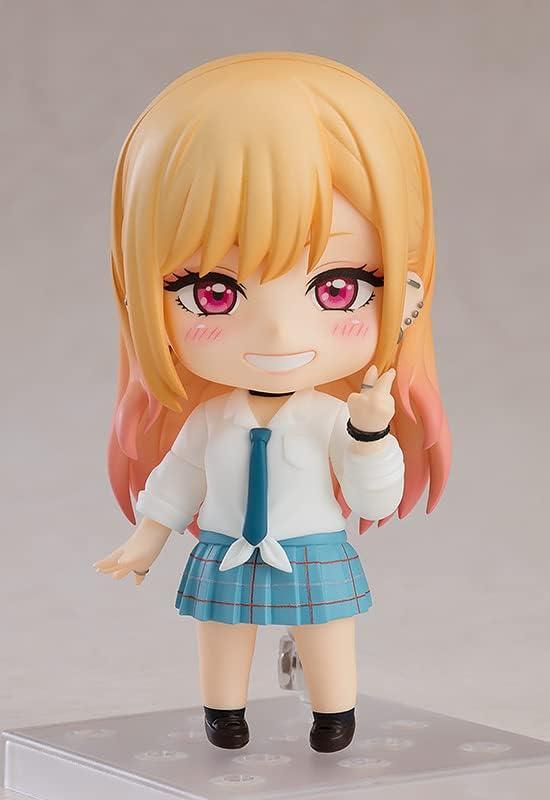 フィギュア その着せ替え人形は恋をする 喜多川海夢 ねんどろいど グッドスマイルカンパニー 100mm 高品質 デフォルメ 金髪碧眼 笑顔 ウインク 好き顔 同人誌 ヒョウ柄 手鏡 オムライス 抱き枕 PVC ABS 多彩な表情 ポーズ変更可能