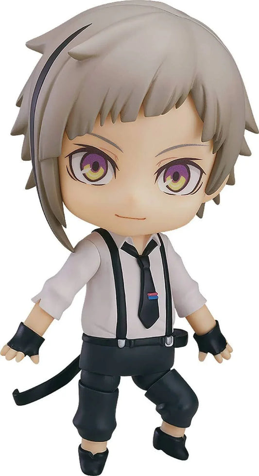 フィギュア 文豪ストレイドッグス 中島敦 ねんどろいど ORANGE ROUGE 全高約10cm 丁寧な造形 彩色 3種類表情パーツ 通常 表情 茶漬け 嬉しい 表情 呆然 表情 能力発動 虎腕パーツ 茶漬け器 箸 PVC ABS 人気アニメ 主人公 武装探偵社