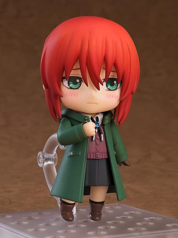 フィギュア 魔法使いの嫁 羽鳥智世 ねんどろいど シーズン2 Ver グッドスマイルカンパニー PVC製 赤髪 緑瞳 制服 3表情パーツ ルース付き 魔術師学院 妖精 魔法シーン 多彩なポーズ再現 かわいいデフォルメスタイル 10cmサイズ