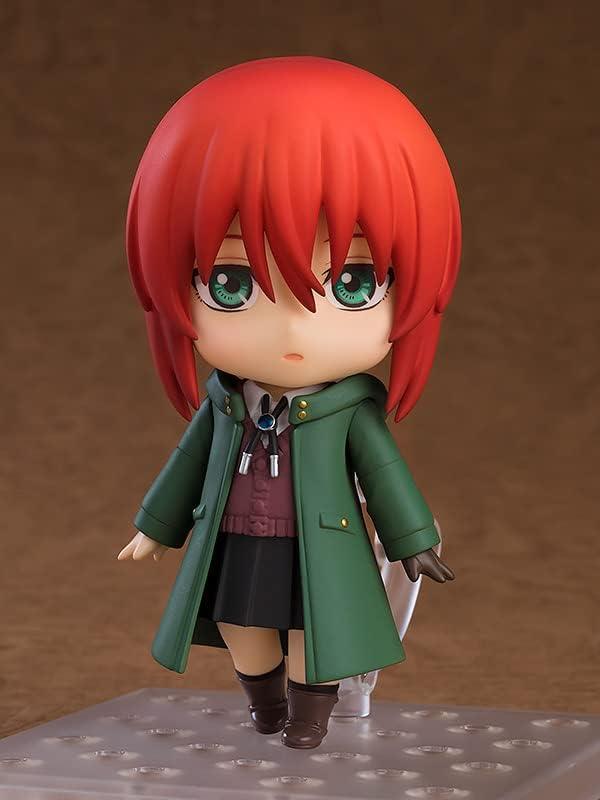 フィギュア 魔法使いの嫁 羽鳥智世 ねんどろいど シーズン2 Ver グッドスマイルカンパニー PVC製 赤髪 緑瞳 制服 3表情パーツ ルース付き 魔術師学院 妖精 魔法シーン 多彩なポーズ再現 かわいいデフォルメスタイル 10cmサイズ