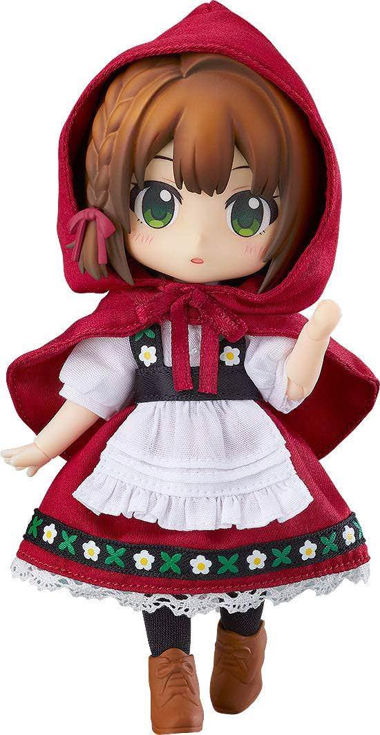 フィギュア 赤ずきんちゃん ローズ ねんどろいどどーる グッドスマイルカンパニー 伝統的な赤い頭巾と白いエプロン着脱可能 高可動仕様 約140mm布製衣装交換用手首パーツ マグネット対応台座付属 フィギュアコレクション向け