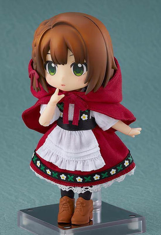 フィギュア 赤ずきんちゃん ローズ ねんどろいどどーる グッドスマイルカンパニー 伝統的な赤い頭巾と白いエプロン着脱可能 高可動仕様 約140mm布製衣装交換用手首パーツ マグネット対応台座付属 フィギュアコレクション向け
