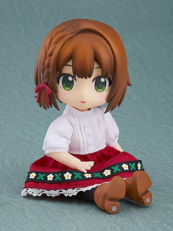 フィギュア 赤ずきんちゃん ローズ ねんどろいどどーる グッドスマイルカンパニー 伝統的な赤い頭巾と白いエプロン着脱可能 高可動仕様 約140mm布製衣装交換用手首パーツ マグネット対応台座付属 フィギュアコレクション向け