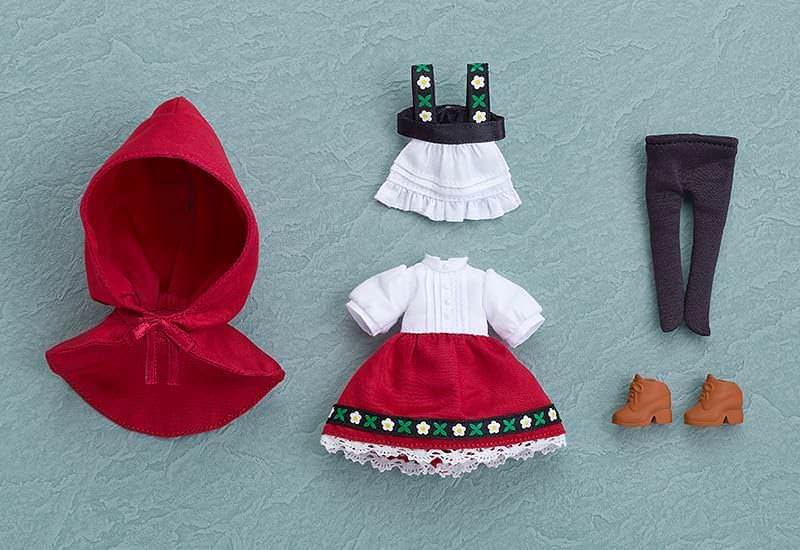 フィギュア 赤ずきんちゃん ローズ ねんどろいどどーる グッドスマイルカンパニー 伝統的な赤い頭巾と白いエプロン着脱可能 高可動仕様 約140mm布製衣装交換用手首パーツ マグネット対応台座付属 フィギュアコレクション向け