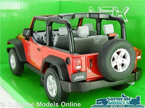 アウトレット品 ミニカー Welly ウィリー ジープ ラングラー ルビコン オープントップ 2007 1/24 精巧な造形技術 オフロード界の王者 復刻版 頑丈なボディライン たくましいタイヤ コレクター必見 インテリアアイテム展開モデル オフロード性能