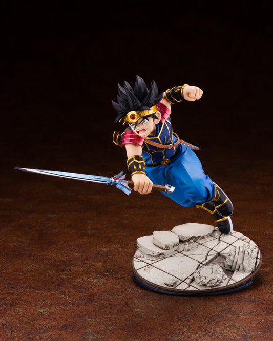 フィギュア ダイ ドラゴンクエスト ダイの大冒険 Kotobukiya ARTFX J 1/8スケール 主人公 魔王復活 立ち向かう モンスター育て 三条陸原作 稲田浩司作画 約180mm 腕腰可動 LED 竜の紋章光る USBケーブル付属 並行輸入品