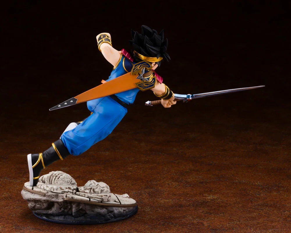 フィギュア ダイ ドラゴンクエスト ダイの大冒険 Kotobukiya ARTFX J 1/8スケール 主人公 魔王復活 立ち向かう モンスター育て 三条陸原作 稲田浩司作画 約180mm 腕腰可動 LED 竜の紋章光る USBケーブル付属 並行輸入品