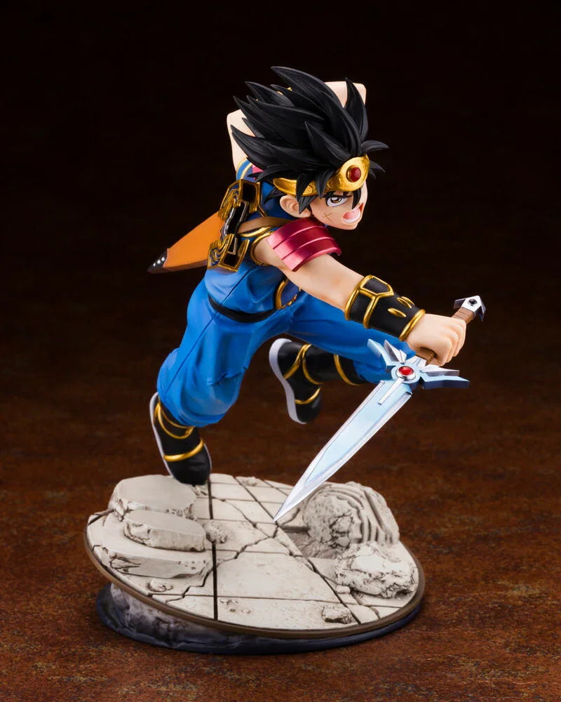 フィギュア ダイ ドラゴンクエスト ダイの大冒険 Kotobukiya ARTFX J 1/8スケール 主人公 魔王復活 立ち向かう モンスター育て 三条陸原作 稲田浩司作画 約180mm 腕腰可動 LED 竜の紋章光る USBケーブル付属 並行輸入品