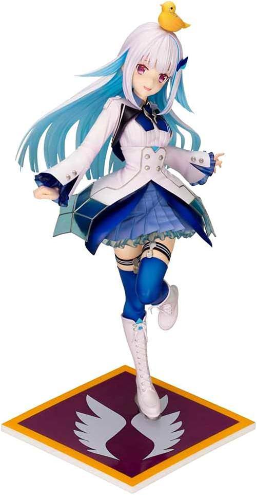 フィギュア リゼ ヘルエスタ 1/7スケールフィギュア にじさんじ バーチャルライバー ANYCOLOR 王族装飾付き 薄紫髪 羽飾り フリル衣装 セバス鳥 磁石アクセサリー 高度塗装技術 パール塗装 透明プラ使用 精巧造形品
