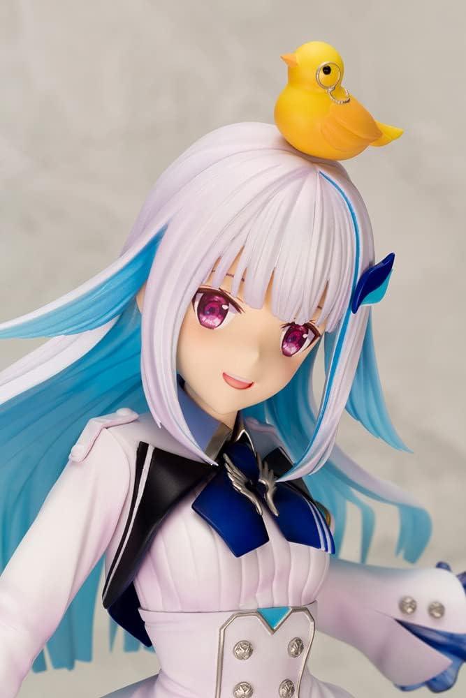 フィギュア リゼ ヘルエスタ 1/7スケールフィギュア にじさんじ バーチャルライバー ANYCOLOR 王族装飾付き 薄紫髪 羽飾り フリル衣装 セバス鳥 磁石アクセサリー 高度塗装技術 パール塗装 透明プラ使用 精巧造形品