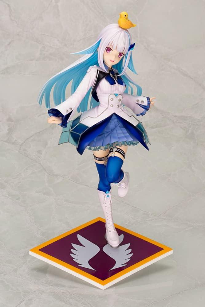 フィギュア リゼ ヘルエスタ 1/7スケールフィギュア にじさんじ バーチャルライバー ANYCOLOR 王族装飾付き 薄紫髪 羽飾り フリル衣装 セバス鳥 磁石アクセサリー 高度塗装技術 パール塗装 透明プラ使用 精巧造形品