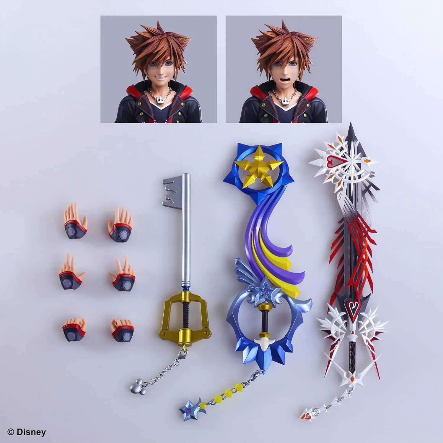 フィギュア キングダム ハーツIII プレイアーツ改 ソラ Ver.2 DX Edition スクウェア エニックス 約W79mm D61mm H223mm 可動性高 精密造形 多彩表情パーツ キーブレード複数付属 シリーズ人気 アクション再現 純粋で前向き 仲間との絆