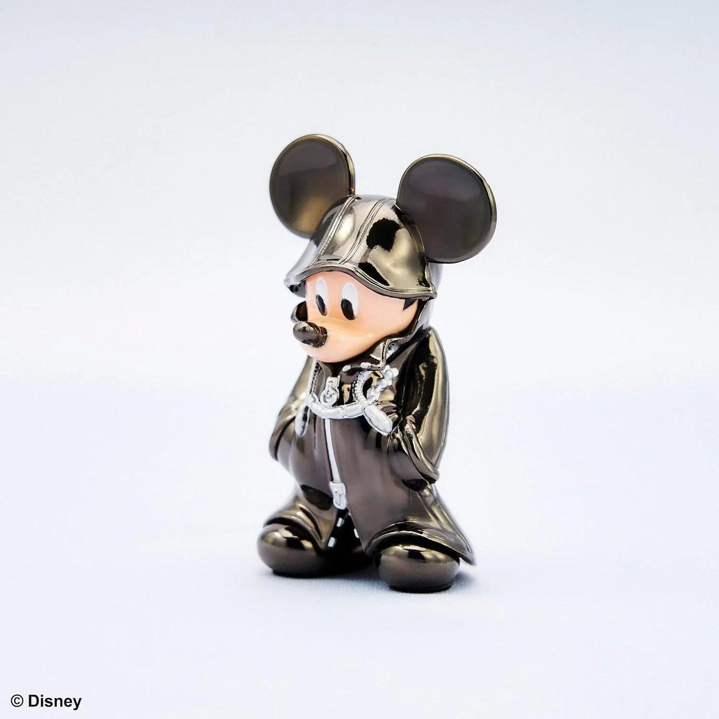フィギュア KINGDOM HEARTS II Bright Arts Gallery King スクウェア・エニックス メタリック ダイキャスト 手作業仕上げ コンパクトサイズ 約L6.50cm W3.53cm D2.79cm キング・ミッキー 復刻版 複雑な造形 ゲームファン