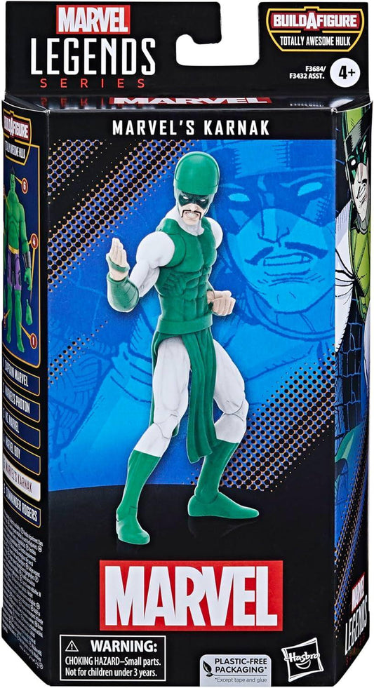 フィギュア マーベルアンブロイドシリーズ カーナック フィギュア 6インチサイズ 高品質可動ポーズ対応 緑白コスチューム コミカルデザイン 付属品多数 ブロガーハグルク ビルドアップシリーズ マーベルコミックス 歴史的キャラクター 並行輸入品