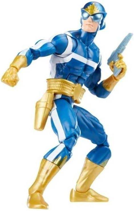 フィギュア ハズブロ マーベルレジェンド スター・ロード 6インチ アクションフィギュア ガーディアンズ・オブ・ギャラクシー コミックバージョン 高精細造形 高彩色 可動多数 交換用ハンドパーツ付き 双拳銃ブラスター装備 リーダー