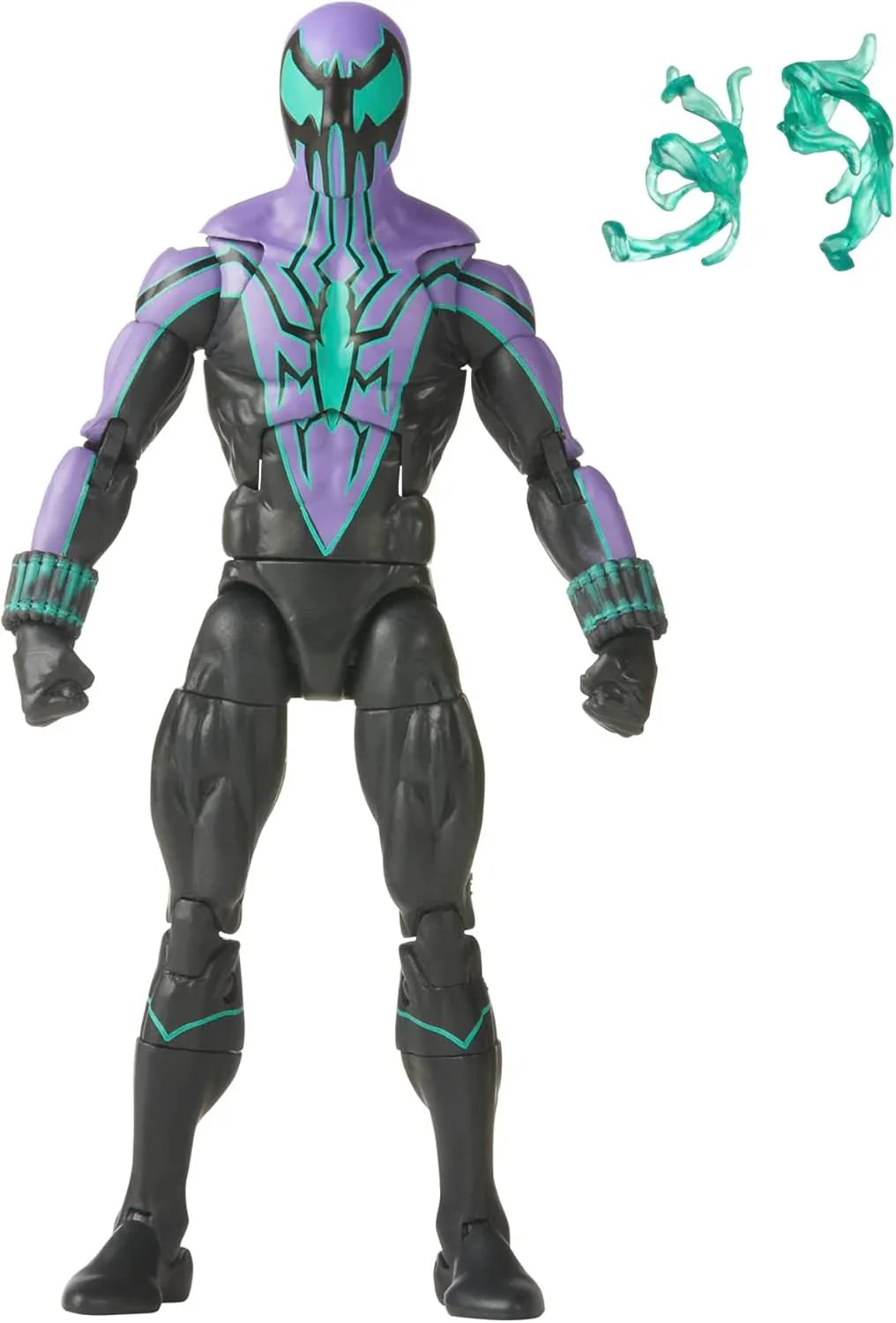 アクションフィギュア マーベル スパイダーマン レジェンド マーベルズ・チャズム Hasbro 高可動性 6インチスケール 特色エフェクトアクセサリー付属 トランスルーセント素材使用 ダークウェブ重要ヴィラン ベン・ライリー クローン