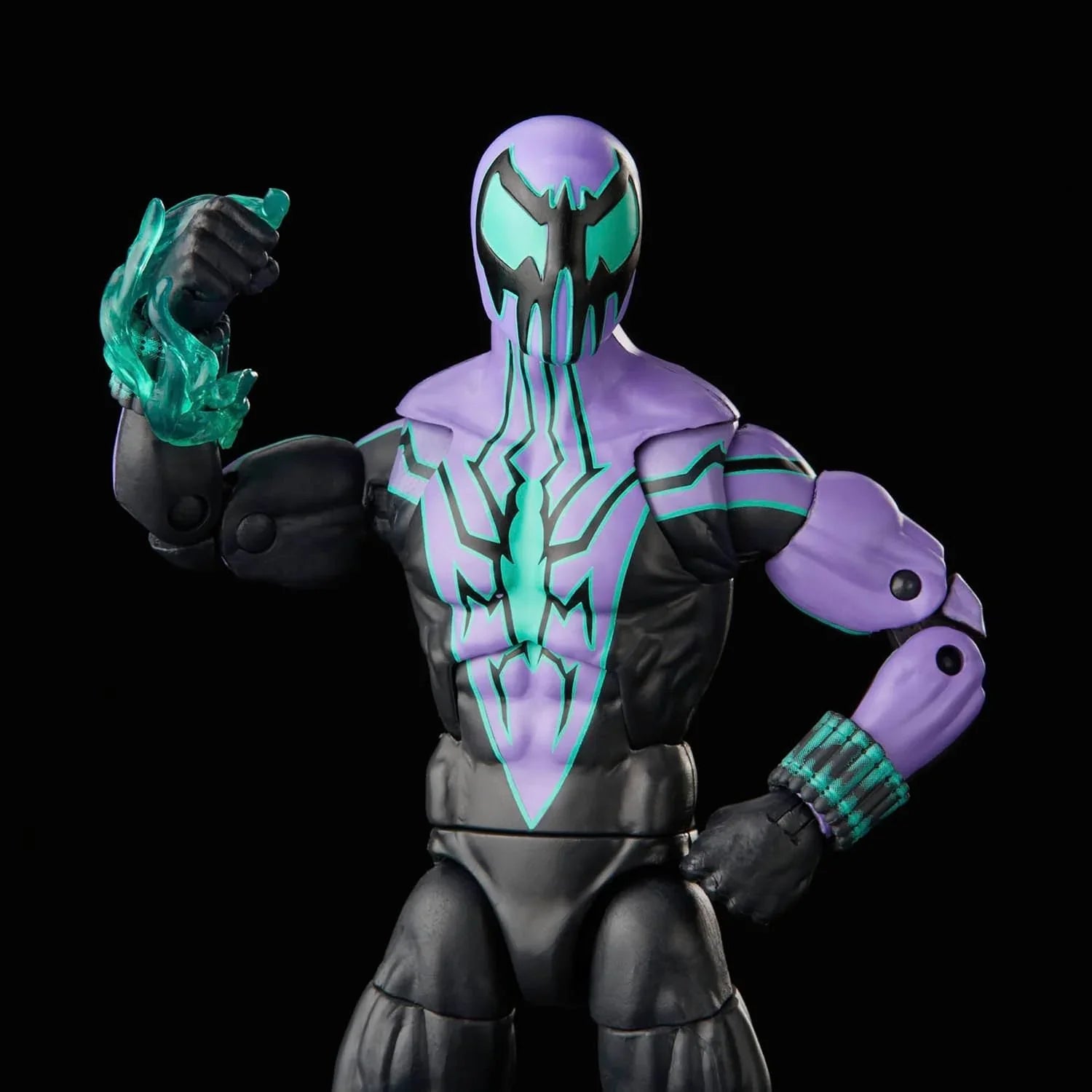 アクションフィギュア マーベル スパイダーマン レジェンド マーベルズ・チャズム Hasbro 高可動性 6インチスケール 特色エフェクトアクセサリー付属 トランスルーセント素材使用 ダークウェブ重要ヴィラン ベン・ライリー クローン